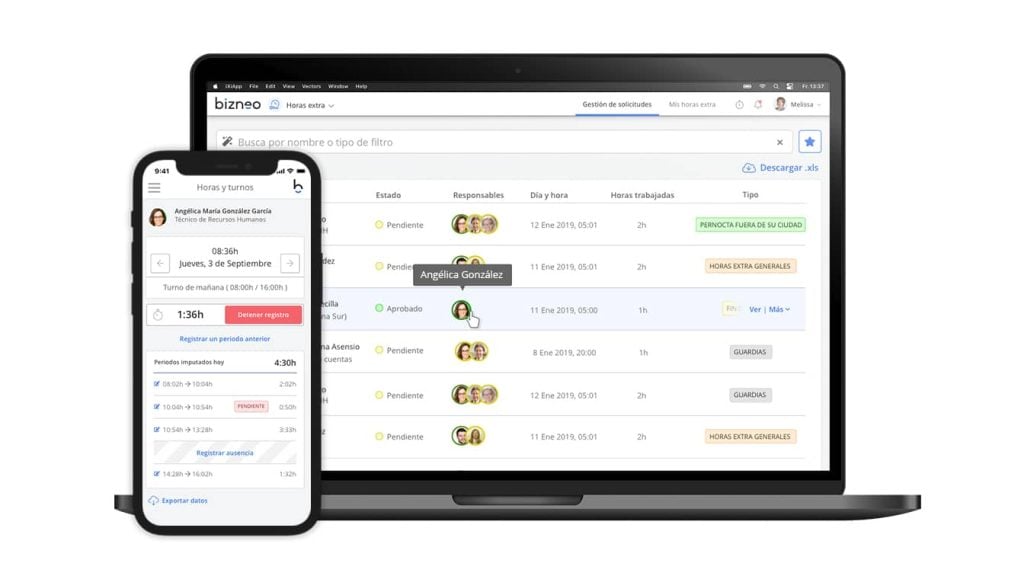 Software de recursos humanos Bizneo